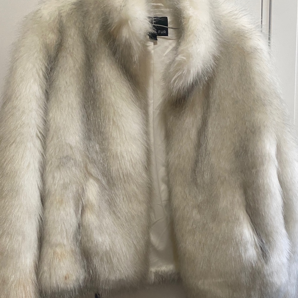 Unreal Fur Cream Teddy Jacket